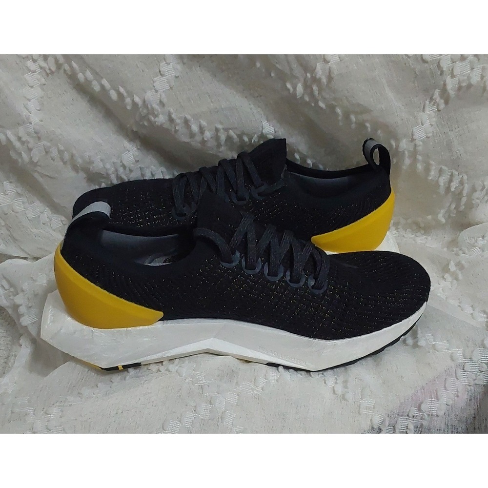Allbirds Tree Flyer Running Shoes Black Yellow Women 7.5 Sustainable Sneakers - Picture 4 of 6